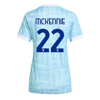 Ženski Nogometni dresi Juventus Weston McKennie #22 Gostujoči 2025-26 Kratek Rokav Ženski Nogometni dresi Juventus Weston McKennie #22 Gostujoči 2025-26 Kratek Rokav
